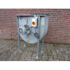 Radiaal ventilator 1,1 KW 1400 RPM, used.
